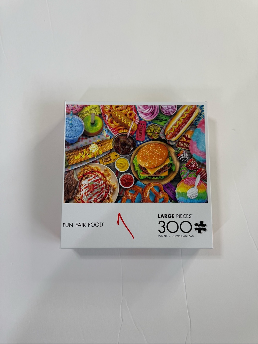 Buffalo Games 300 Piece Puzzle Fun Fair Food Large Pieces‎ Carnival Snacks